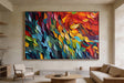 Textured Feather Splendor | Vivid Hues