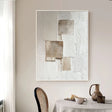 Abstract Textured Geometry | Beige Blocks