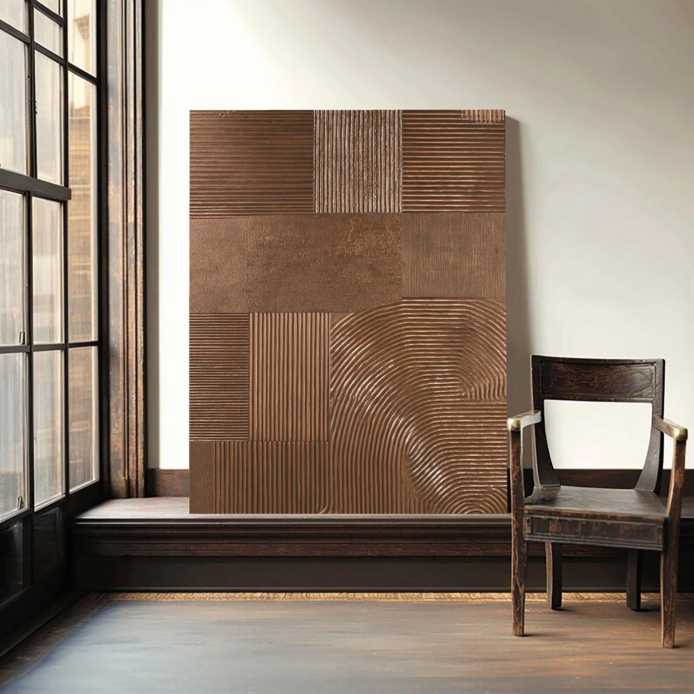 Textured Copper Opulence | Metallic Panels