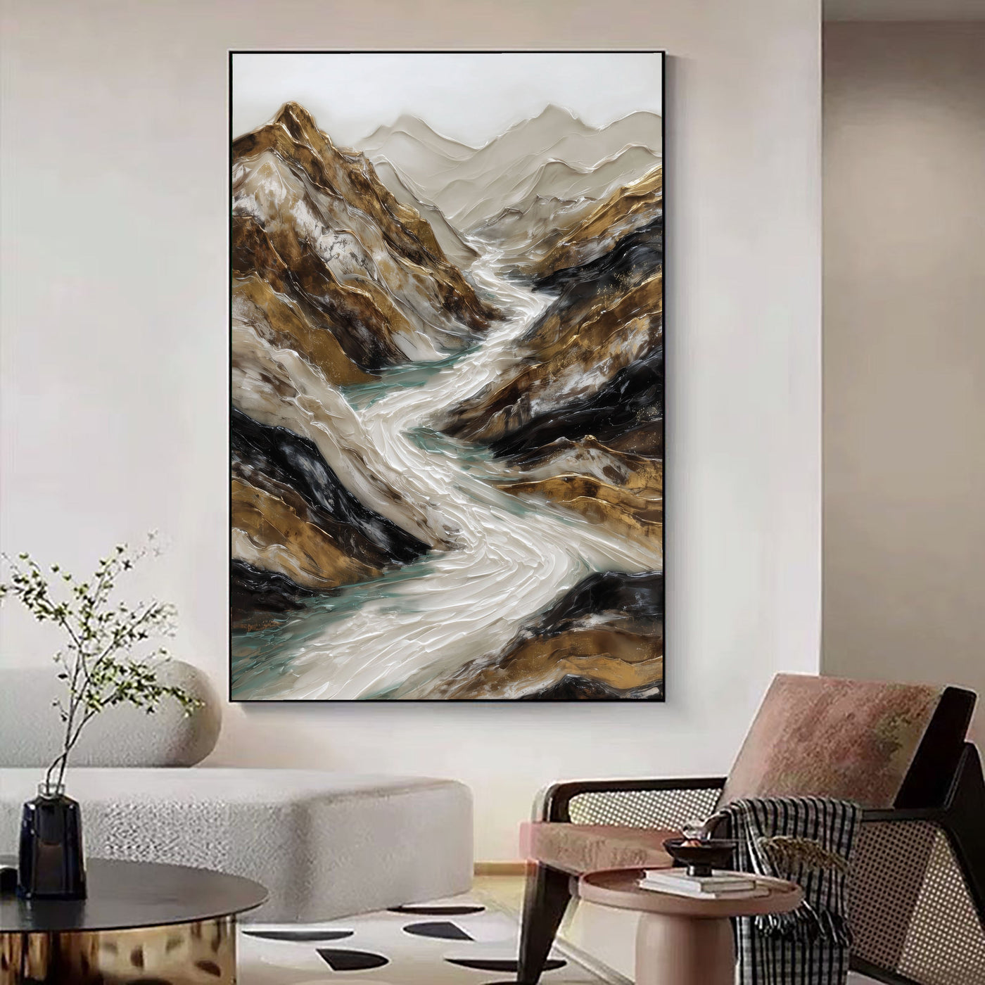 Textured Mountain Opulence | Golden River