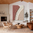 Textured Blush Harmony | Creamy Tones