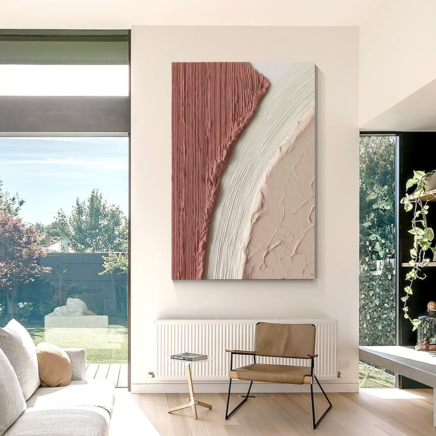 Textured Blush Harmony | Creamy Tones