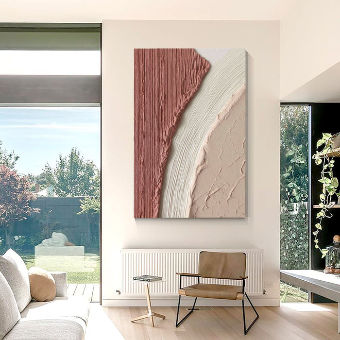 Textured Blush Harmony | Creamy Tones