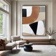 Textured Curved Shapes | Terracotta Noir
