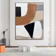 Textured Curved Shapes | Terracotta Noir