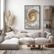 Textured Spiral Opulence | Gold Surge