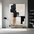 Bold Abstract Geometry | Black White