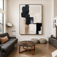 Bold Abstract Geometry | Black White