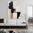 Bold Abstract Geometry | Black White