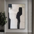 Textured Monochrome Geometry | Black White