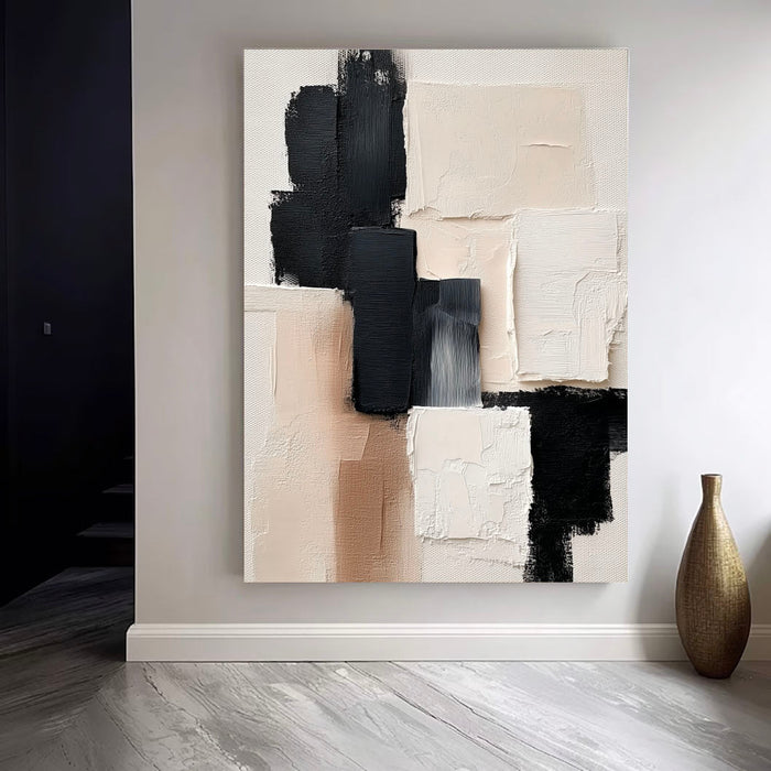 Bold Abstract Geometry | Black White