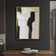 Textured Monochrome Geometry | Black White