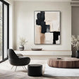 Bold Abstract Geometry | Black White