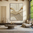 Textured Wave Opulence | Gilded Flow