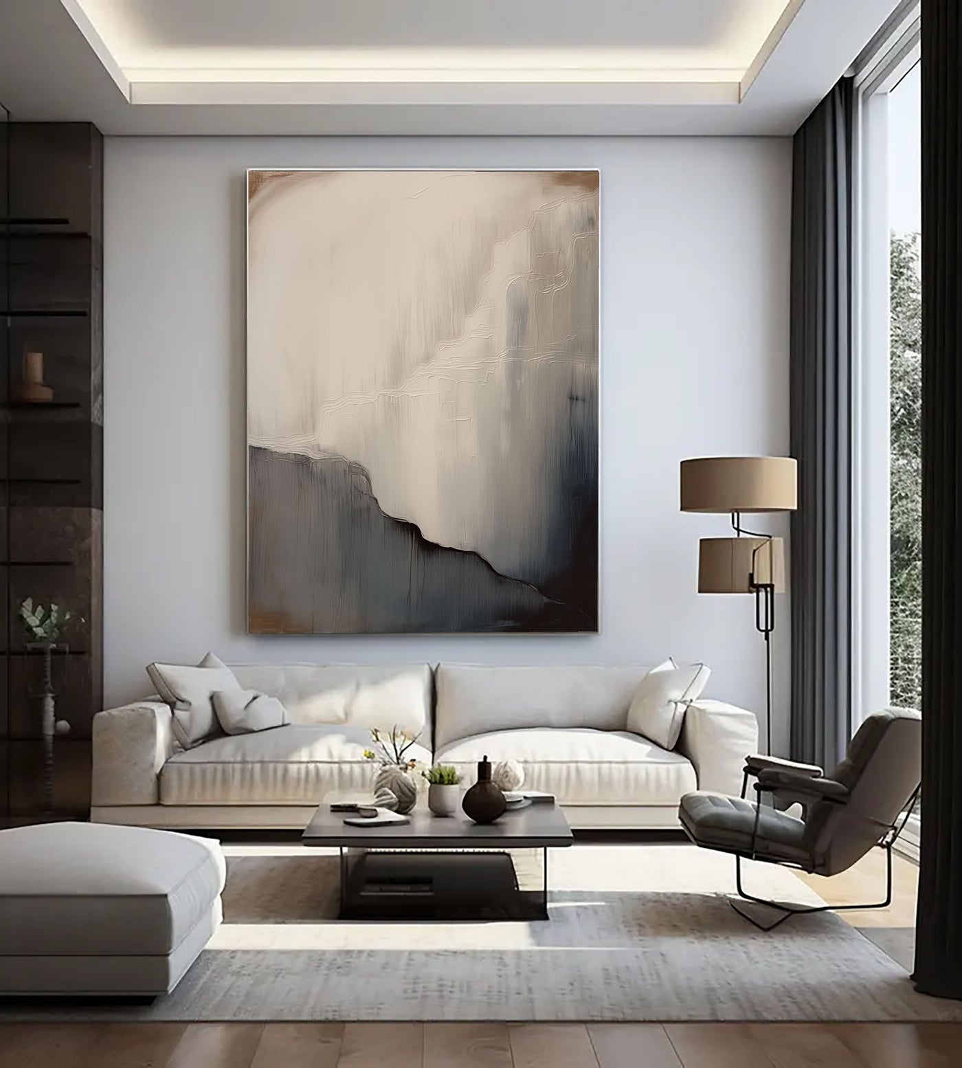 Textured Misty Bluffs | Ash Ivory