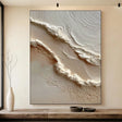 Organic Textured Flow | Beige White