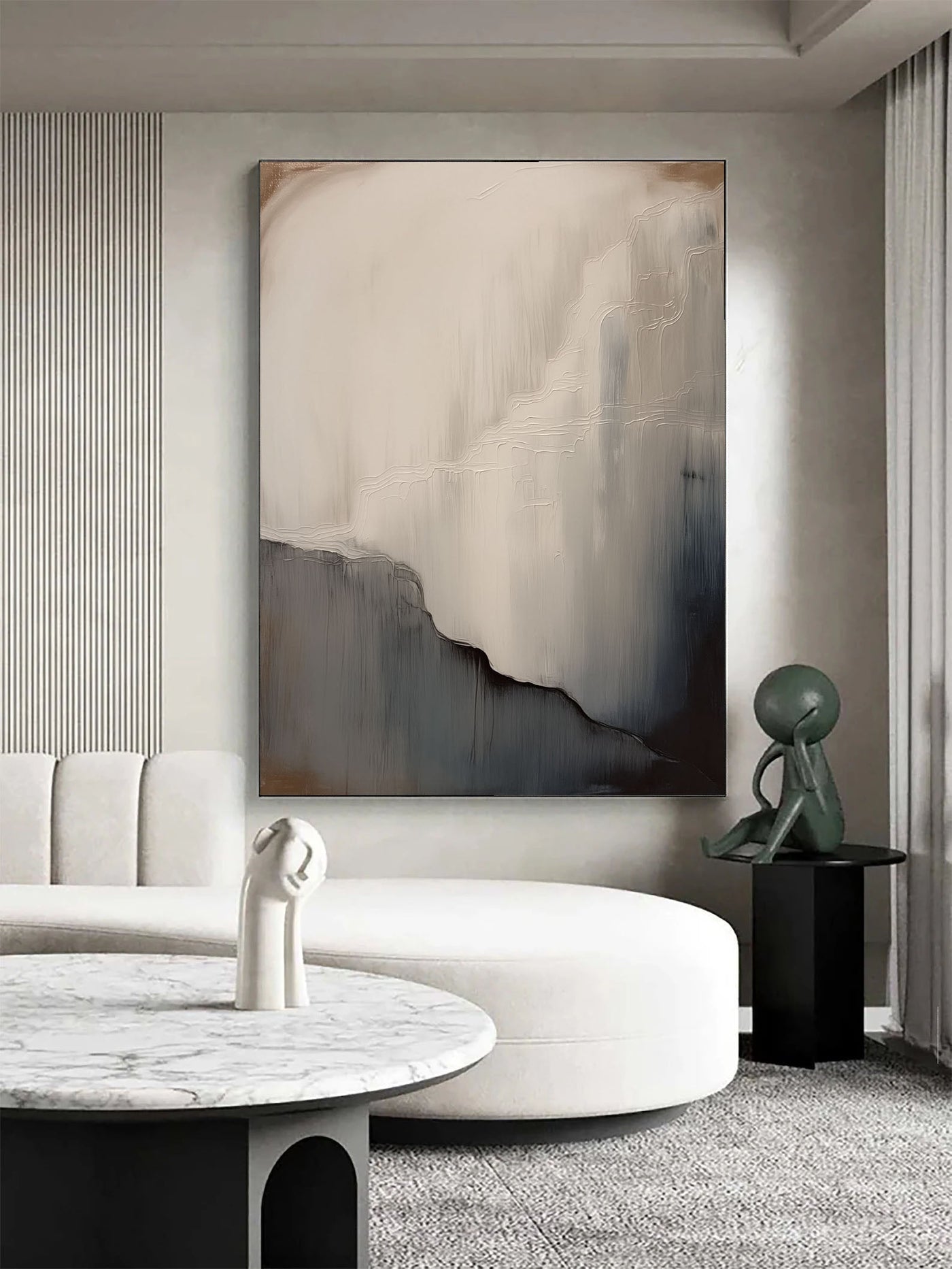 Textured Misty Bluffs | Ash Ivory