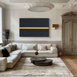Textured Striped Minimalism | Gilded Stripe