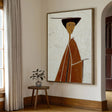Textured Figure Silhouette | Terracotta Ivory