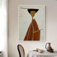 Textured Figure Silhouette | Terracotta Ivory