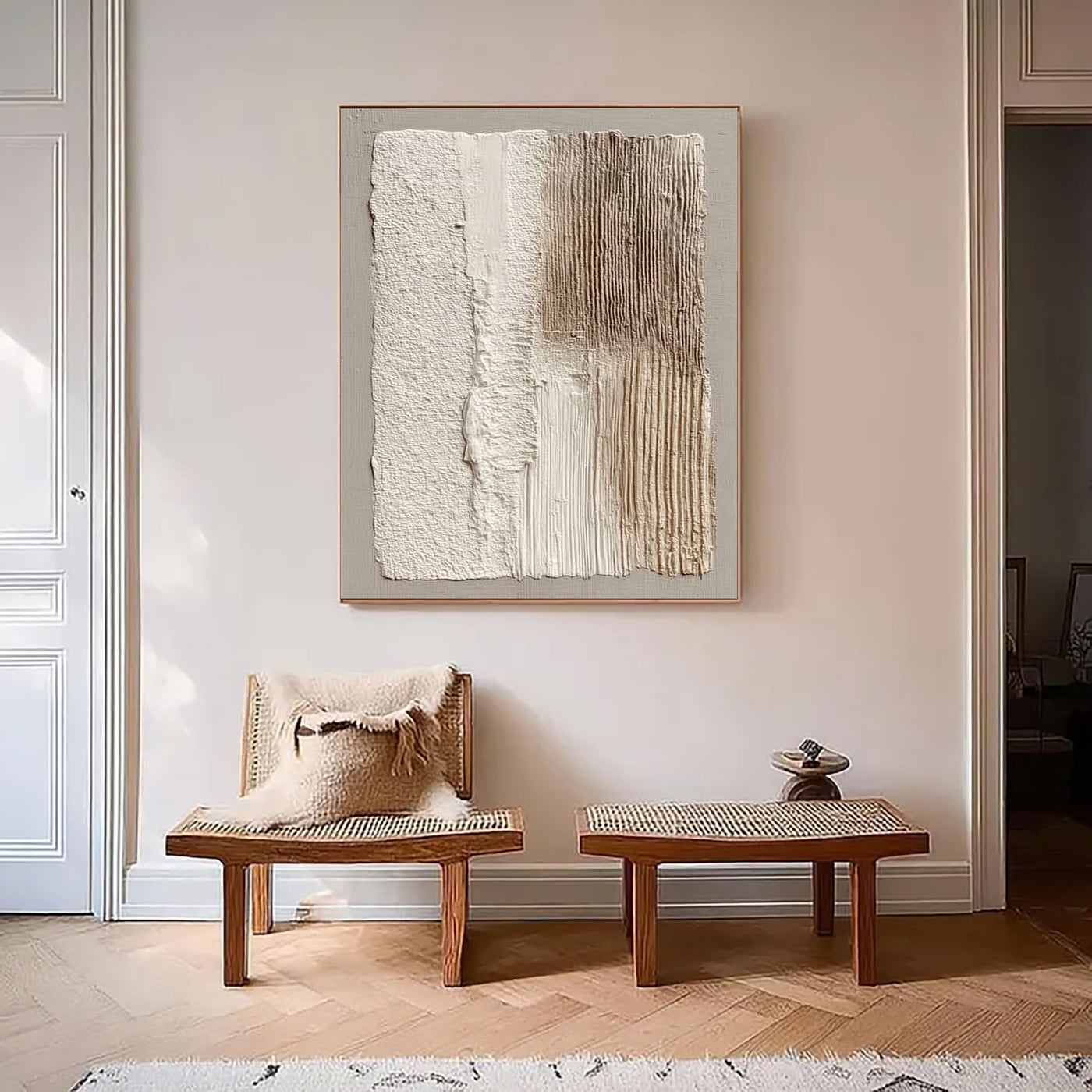 Minimalist Tactile Surface | Neutral Art
