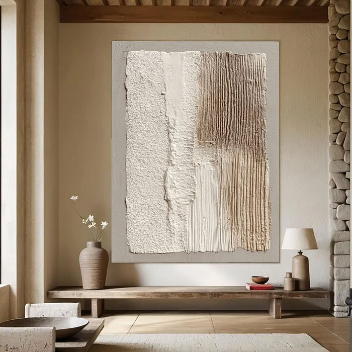 Minimalist Tactile Surface | Neutral Art