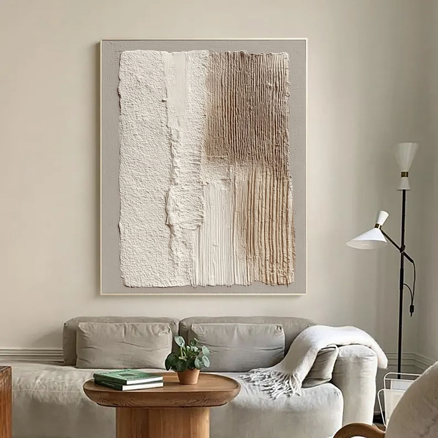 Minimalist Tactile Surface | Neutral Art