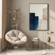 Serene Geometric Forms | Deep Blue
