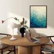 Textured Wave Petals | Teal Indigo