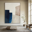 Serene Geometric Forms | Deep Blue