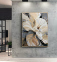 Textured Floral Luxury | Gold Accent