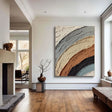 Textured Curved Layers | Terracotta Gray