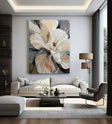Textured Floral Luxury | Gold Accent