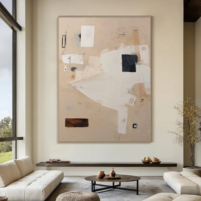 Abstract Geometric Balance | Soft Tones