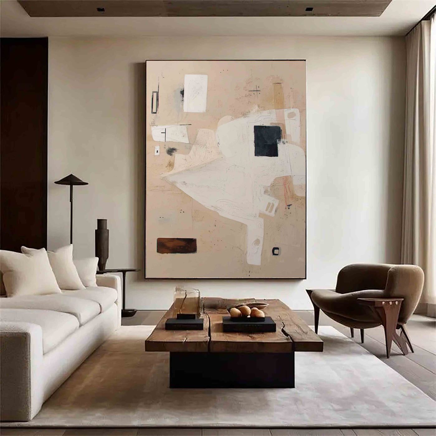 Abstract Geometric Balance | Soft Tones