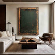 Rustic Framed Patina | Deep Green