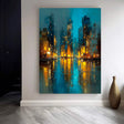 Textured Urban Opulence | Night Reflection
