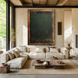 Rustic Framed Patina | Deep Green