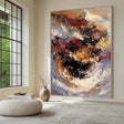 Textured Swirling Vortex | Crimson Gold