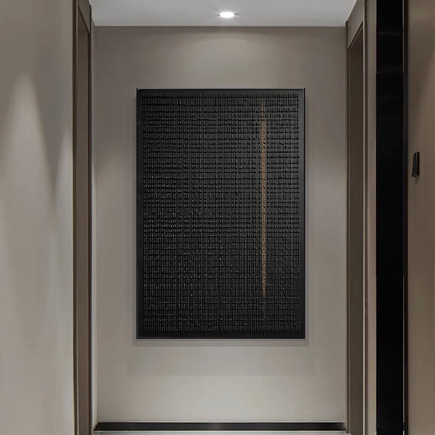Textured Minimalist Opulence | Black Gold