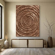 Textured Spiral Opulence | Bronze Whorl