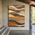 Textured Wave Layers | Terracotta Ivory