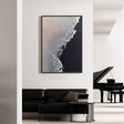 Textured Coastal Contrast | Silver Wave