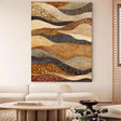 Textured Wave Layers | Terracotta Ivory
