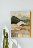Textured Mountain Elegance | Earth Tone