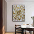Textured Petal Opulence | Gilded Bloom