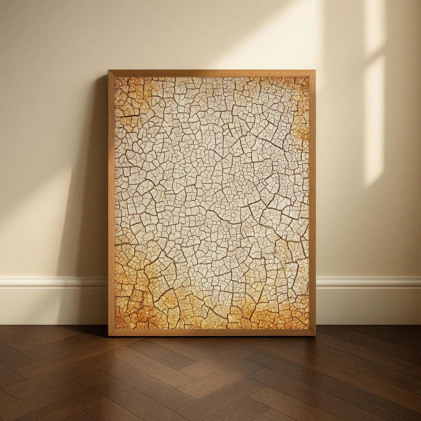 Textured Crackle Opulence | Earth Tone
