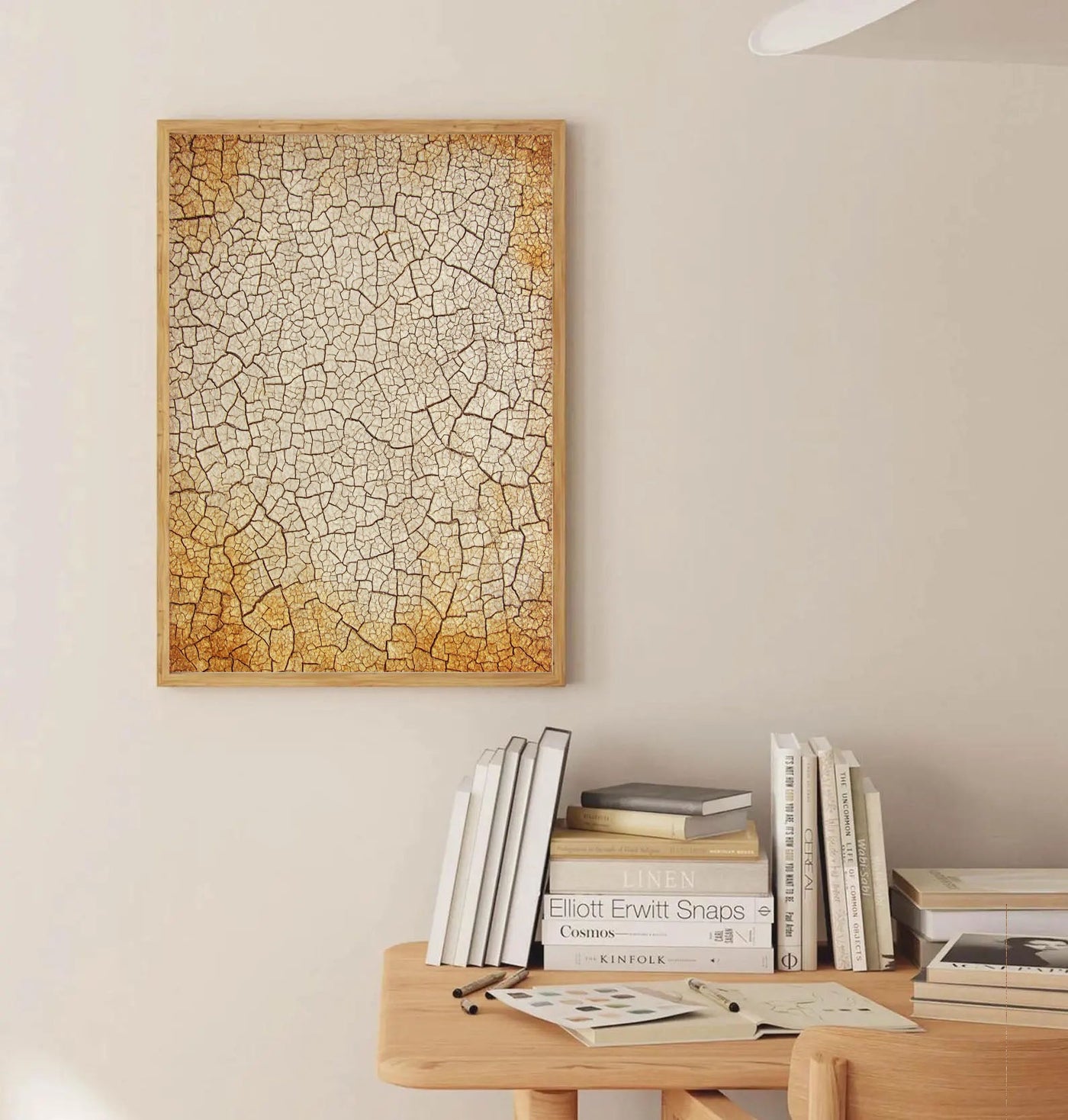 Textured Crackle Opulence | Earth Tone
