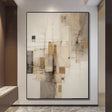 Minimalist Geometric Lines | Beige Tones