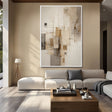 Minimalist Geometric Lines | Beige Tones